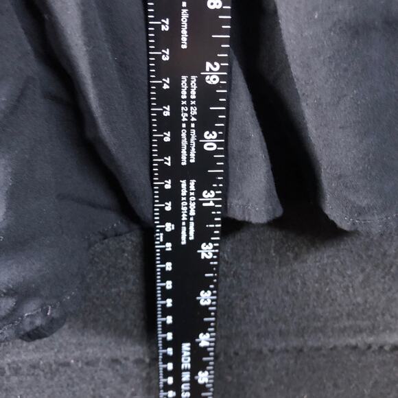 Express Womens Romper Black Short Sleeve Scoop Neck Pockets Small - Picture 8 of 11